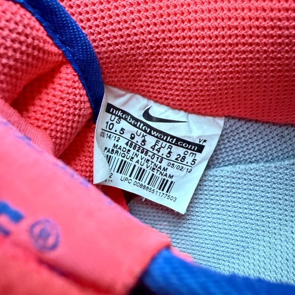 Nike Air Force 1 Wolf Gray Game Royal Hot Punch (Men’s) (10.5) - Picture 8 of 8